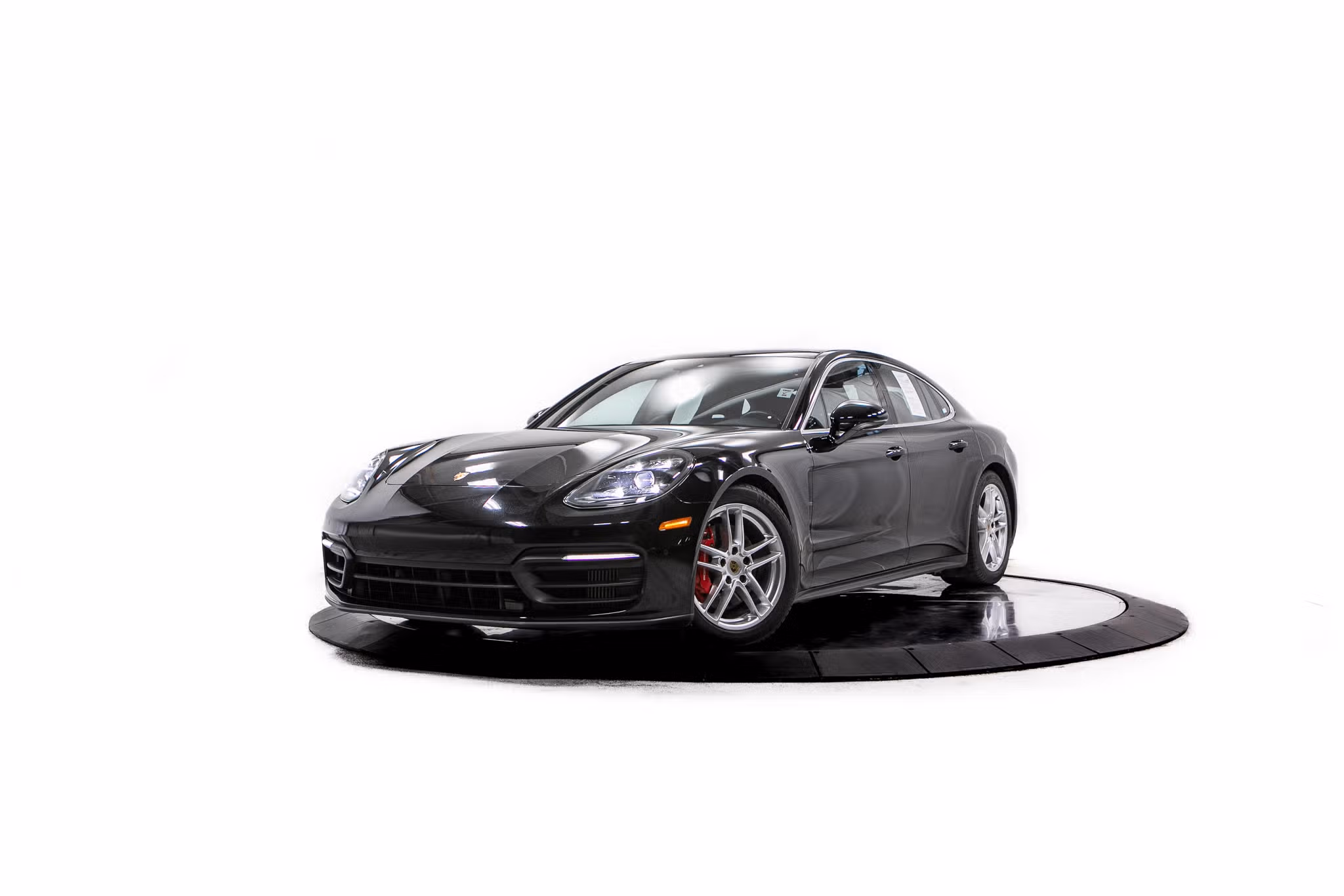 The black 2022 Porsche Panamera on Jordan's customer page
